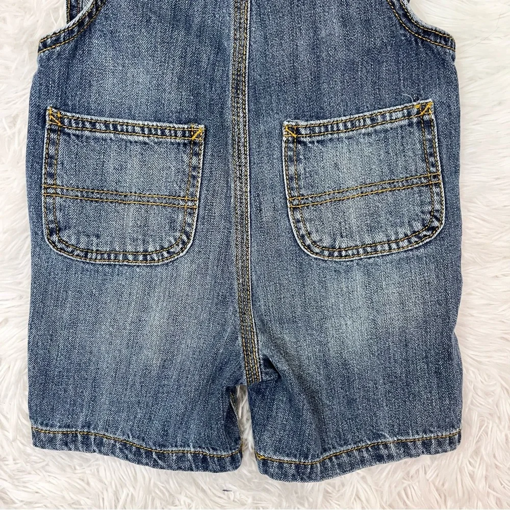 CHILDREN’S PLACE Toddler Girls Blue Denim Jean Shortalls 3T